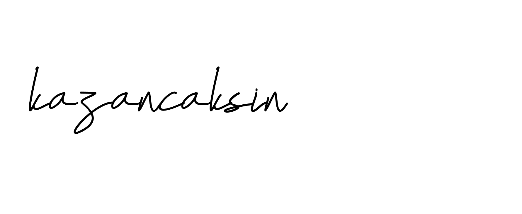 Signature of kazancaksin