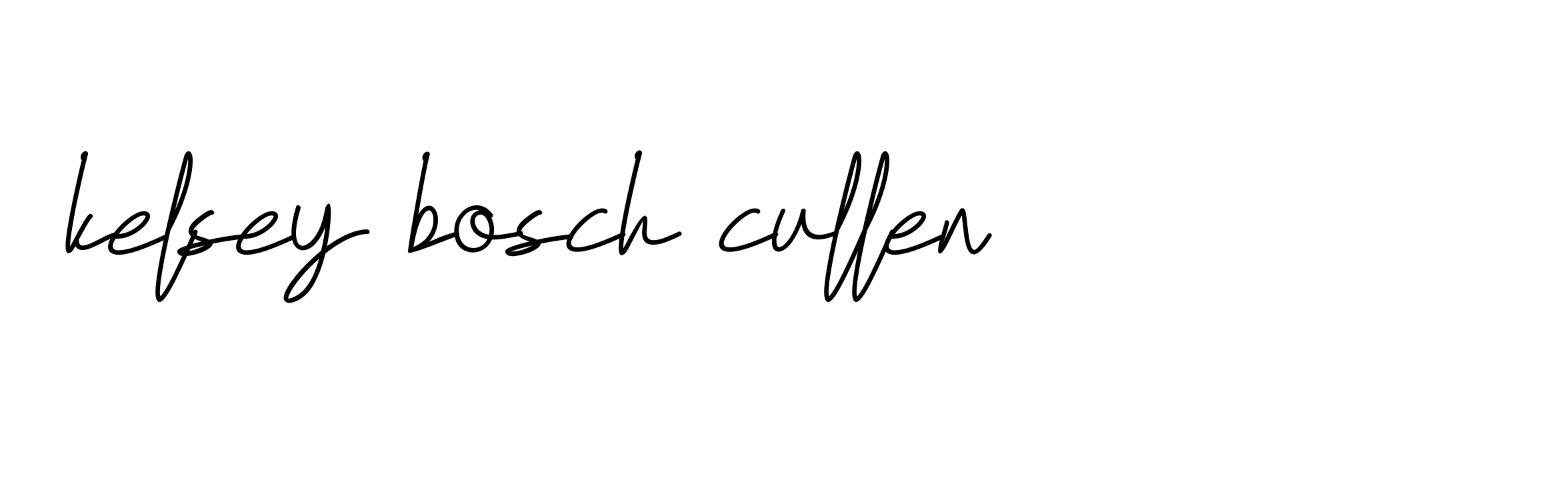 Signature of kelsey-bosch-cullen-