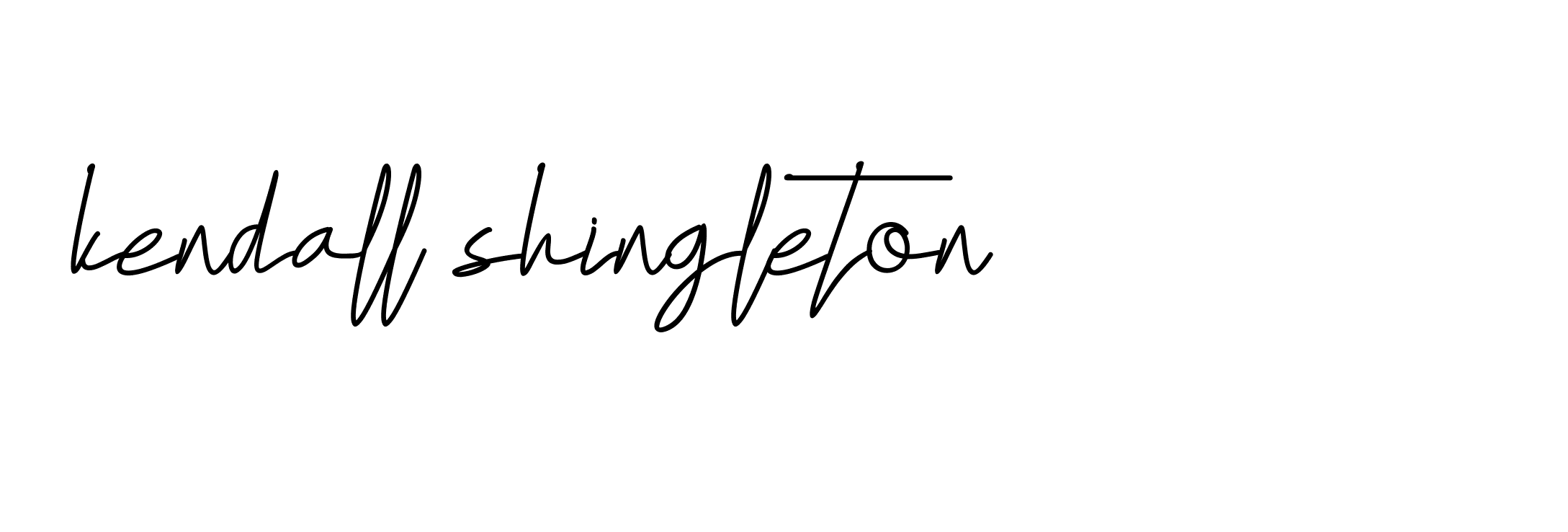 Signature of kendall-shingleton