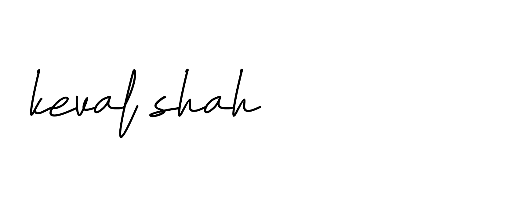 Signature of keval-shah