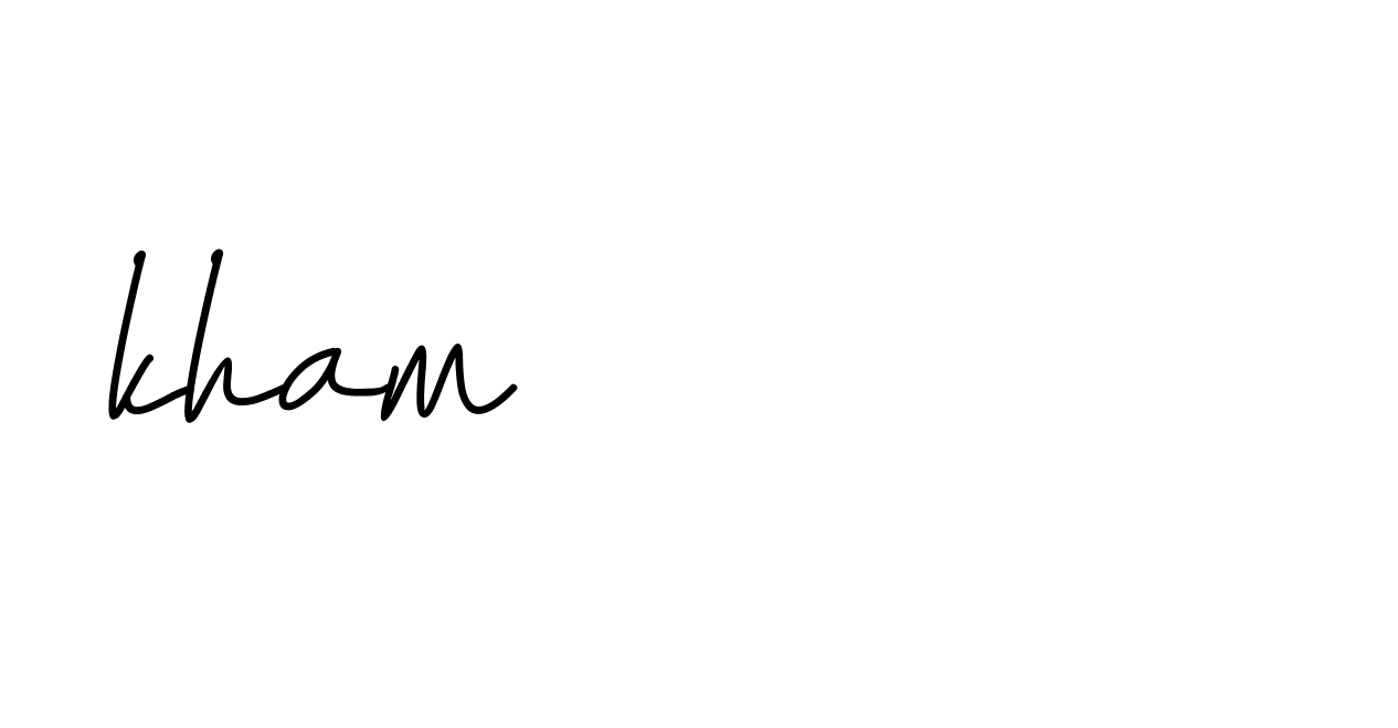 Signature of kham