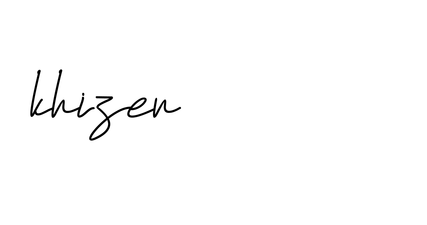 Signature of khizer