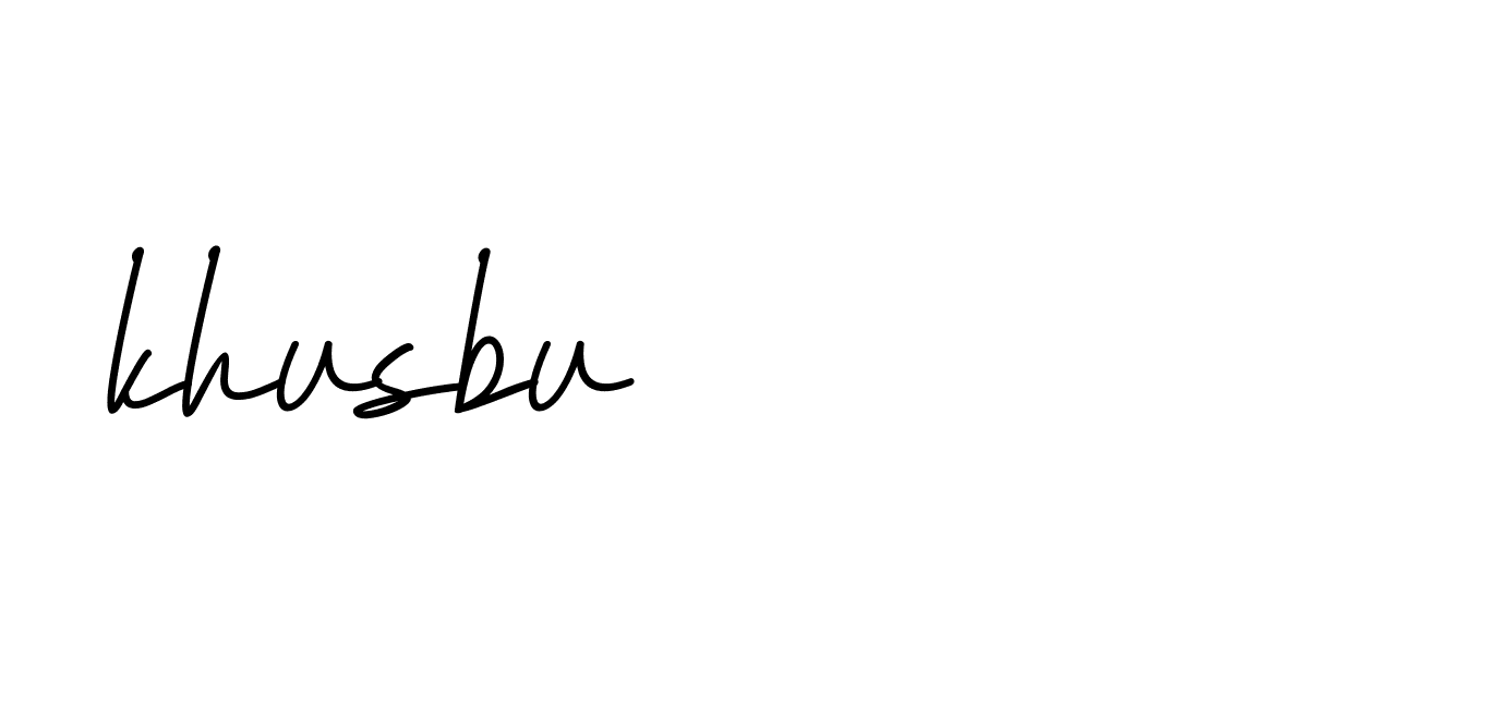 Signature of khusbu