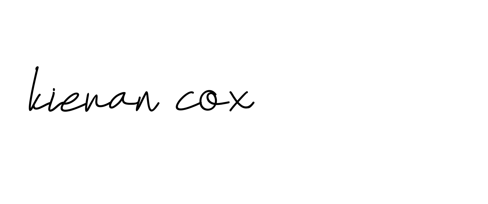 Signature of kieran-cox