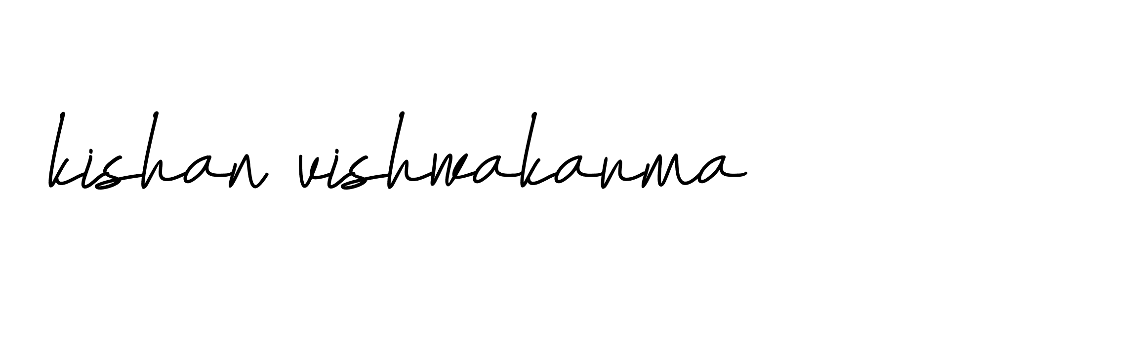 Signature of kishan-vishwakarma