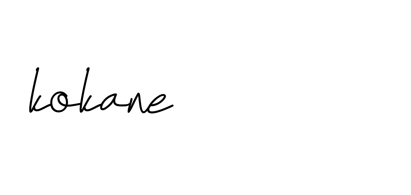 Signature of kokane