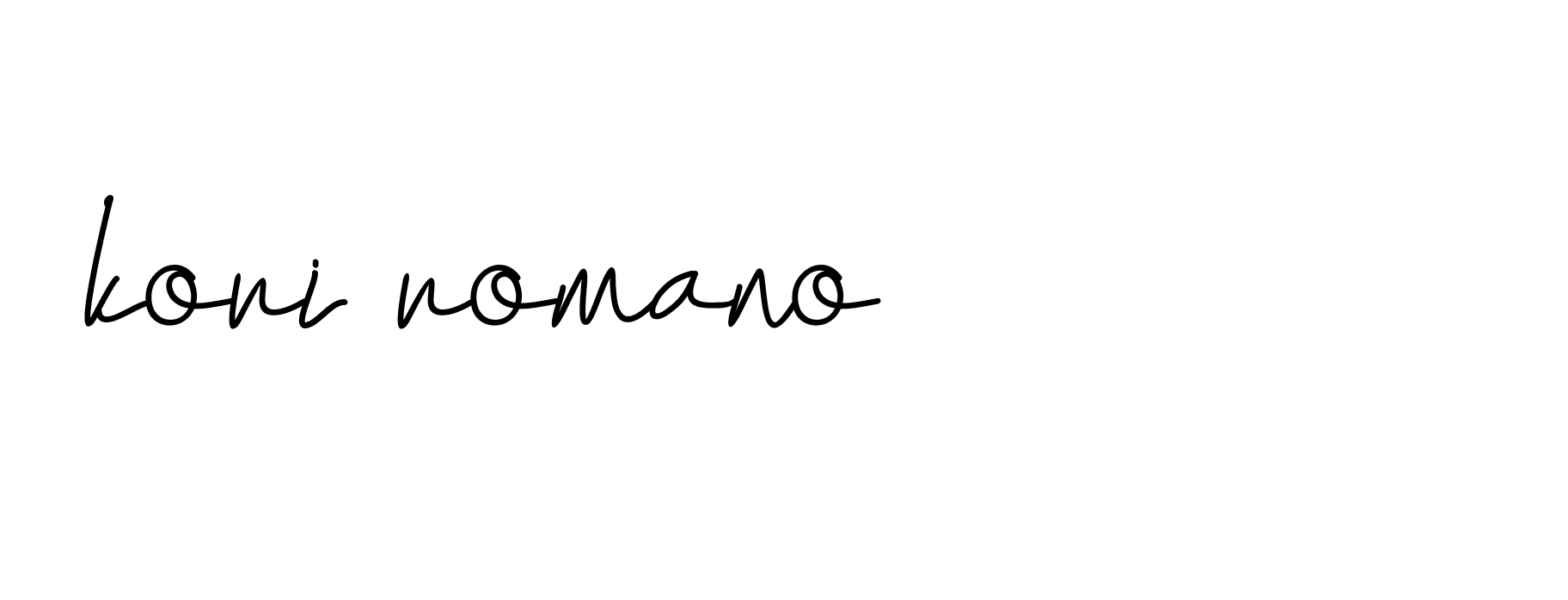 Signature of kori-romano