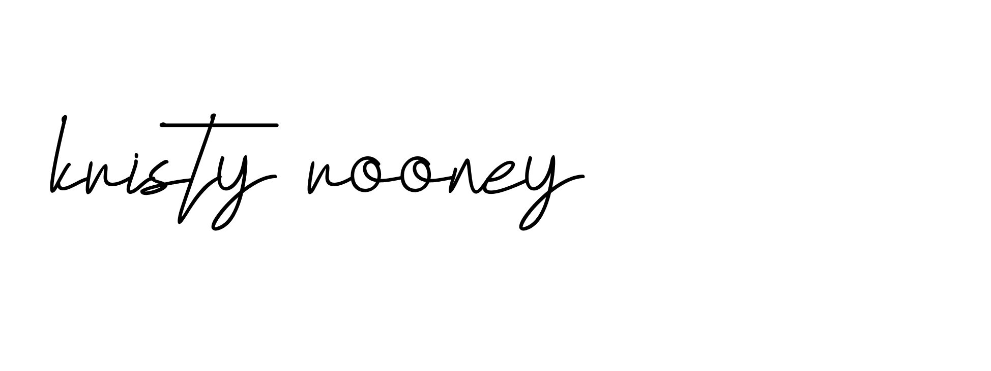 Signature of kristy-rooney