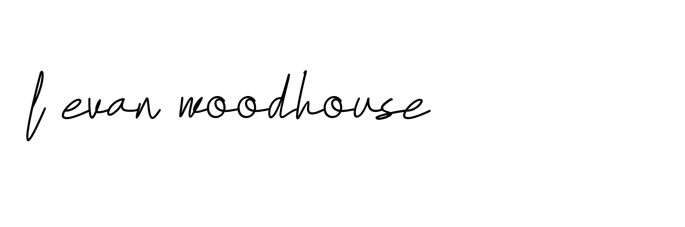 Signature of l-evan-woodhouse