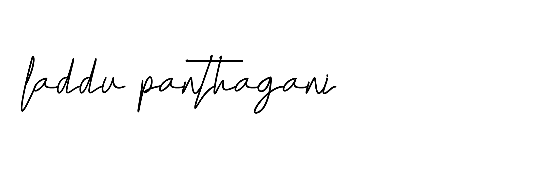 Signature of laddu-panthagani