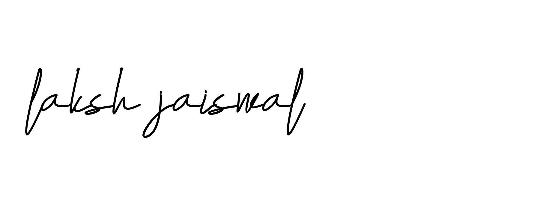 Signature of laksh-jaiswal