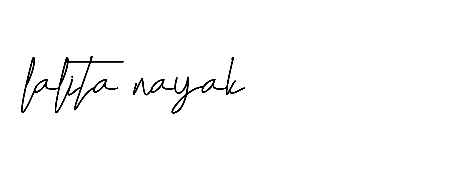 Signature of lalita-nayak