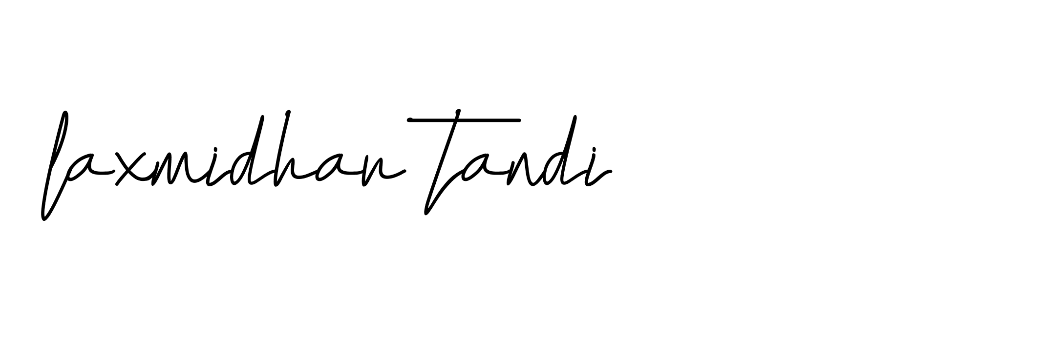 Signature of laxmidhar-tandi-