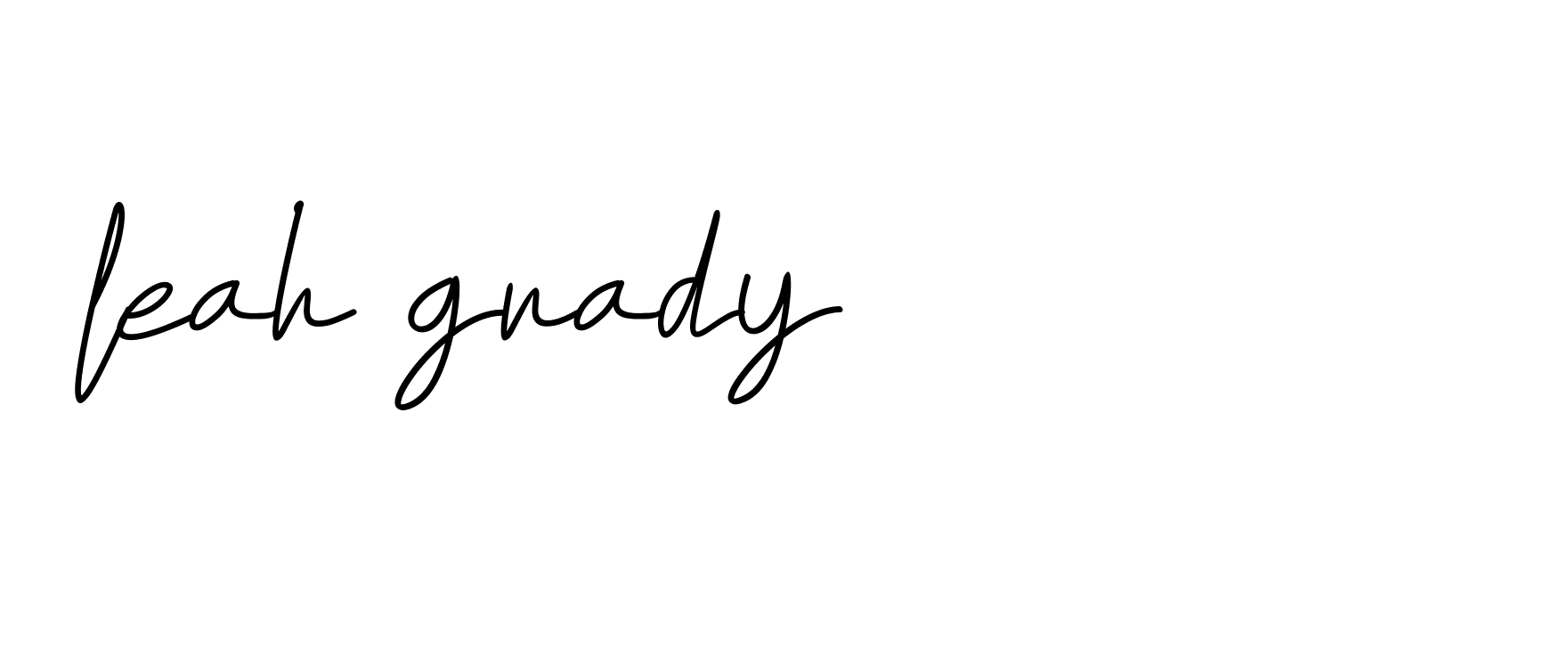 Signature of leah-grady