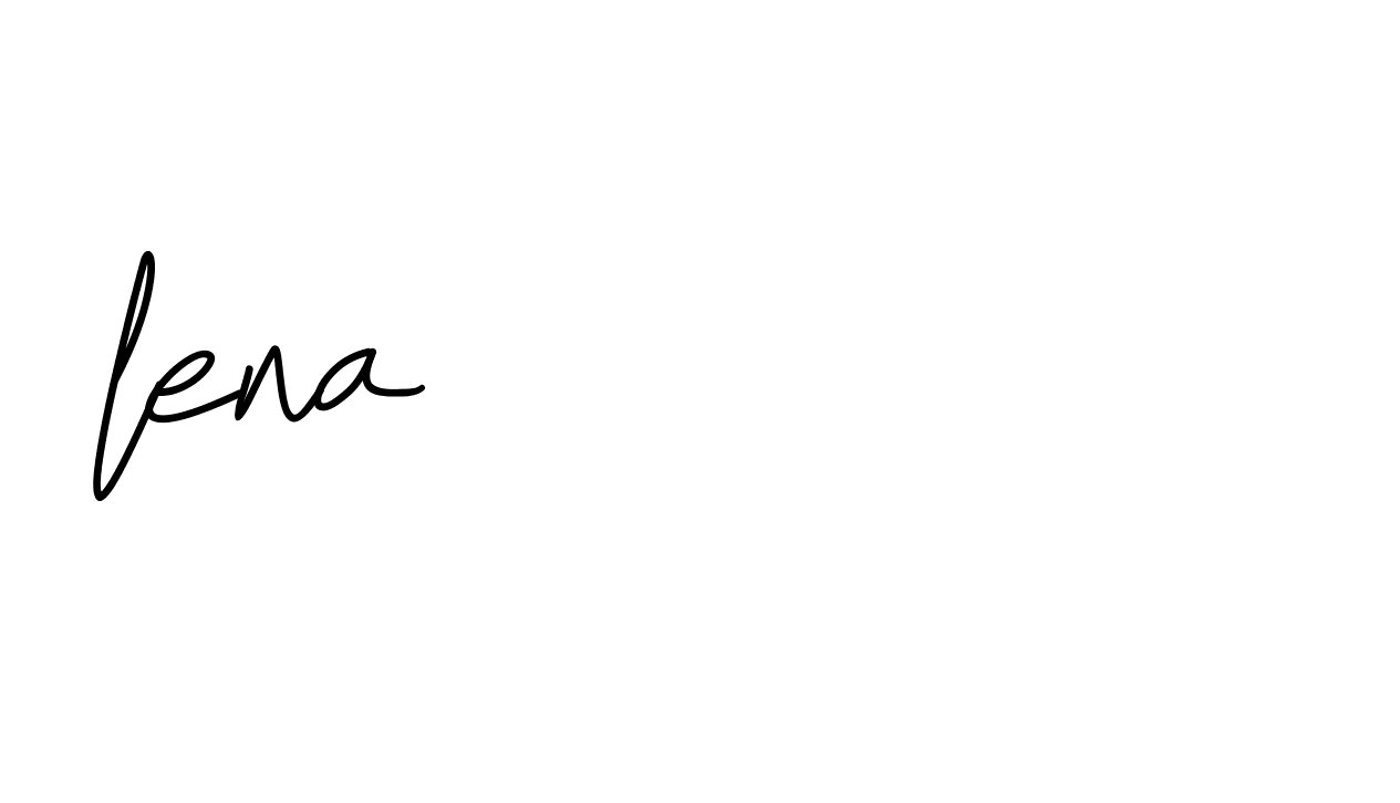 Signature of lena-