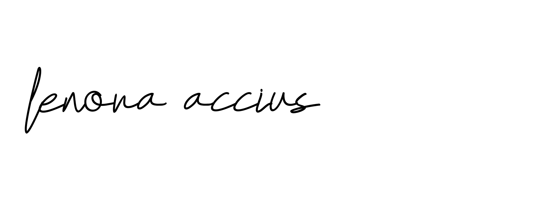 Signature of lenora-accius