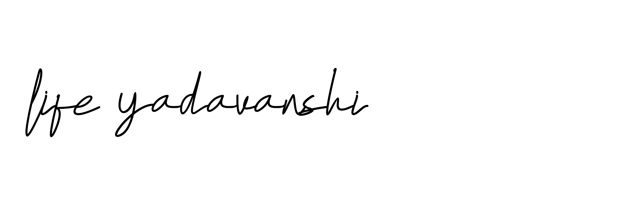 Signature of life-yadavanshi-