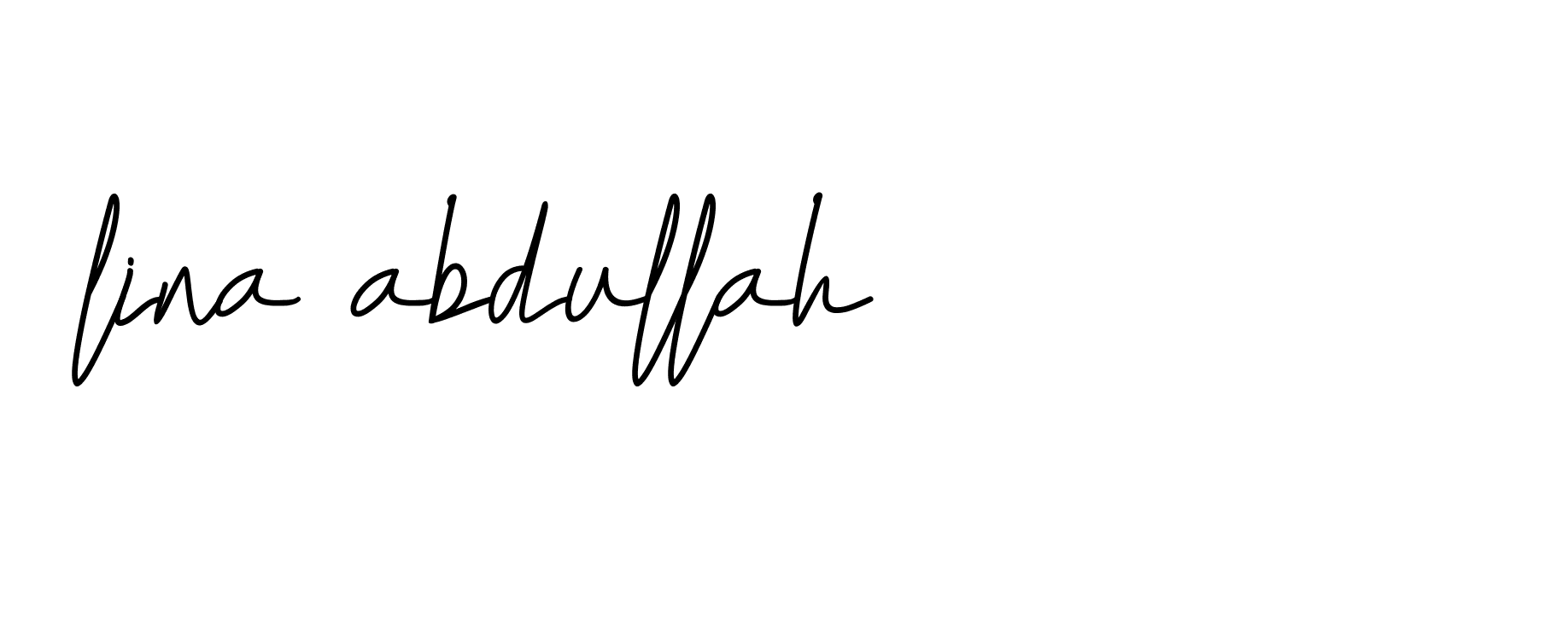 Signature of lina-abdullah