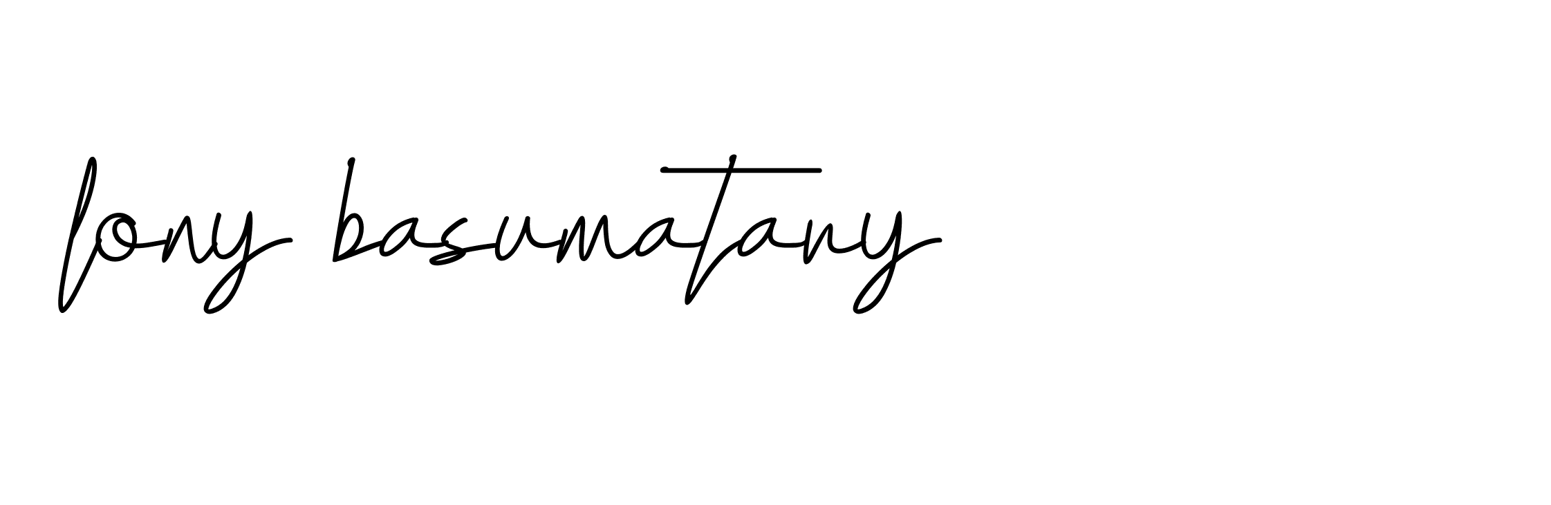 Signature of lony-basumatary-