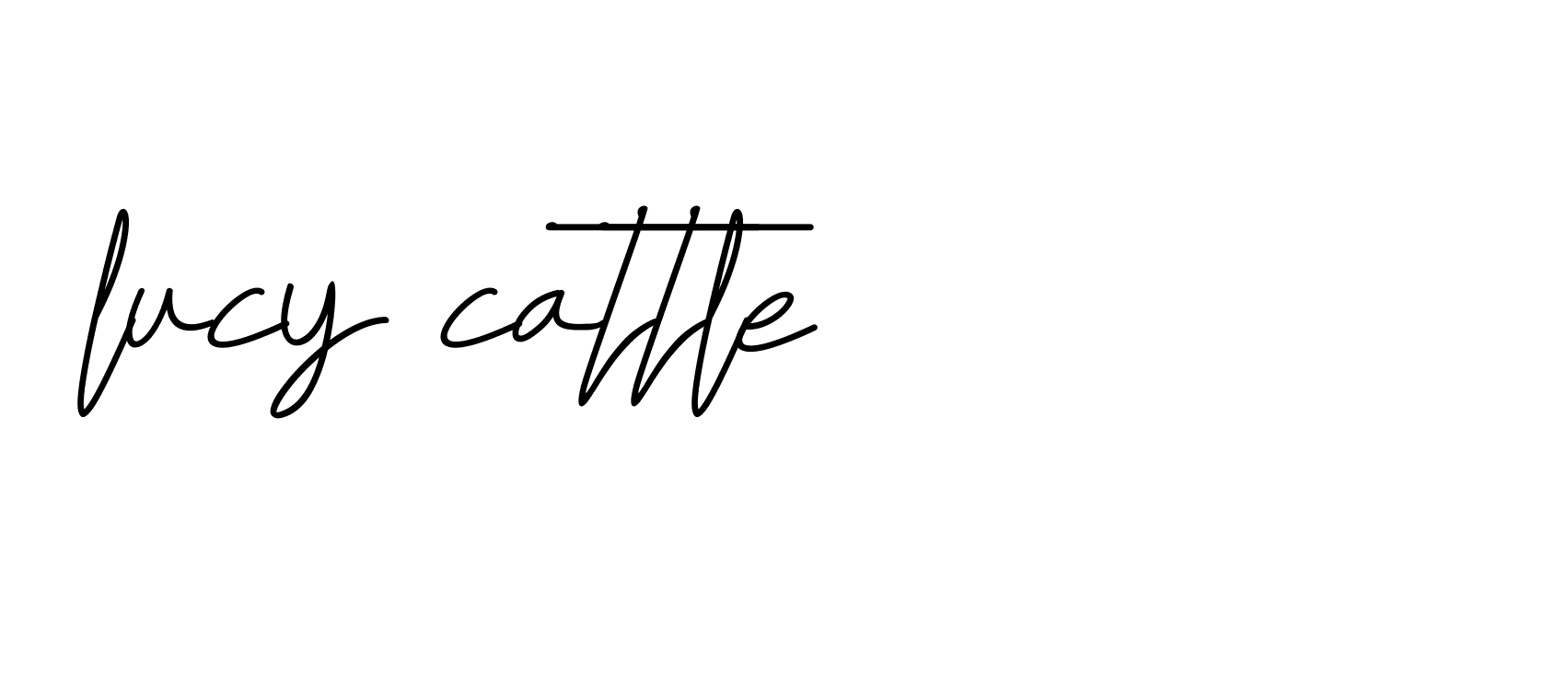 Signature of lucy-cattle