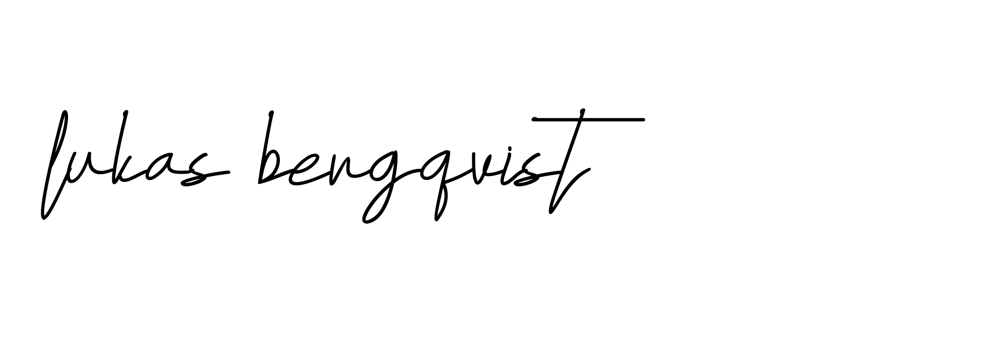 Signature of lukas-bergqvist