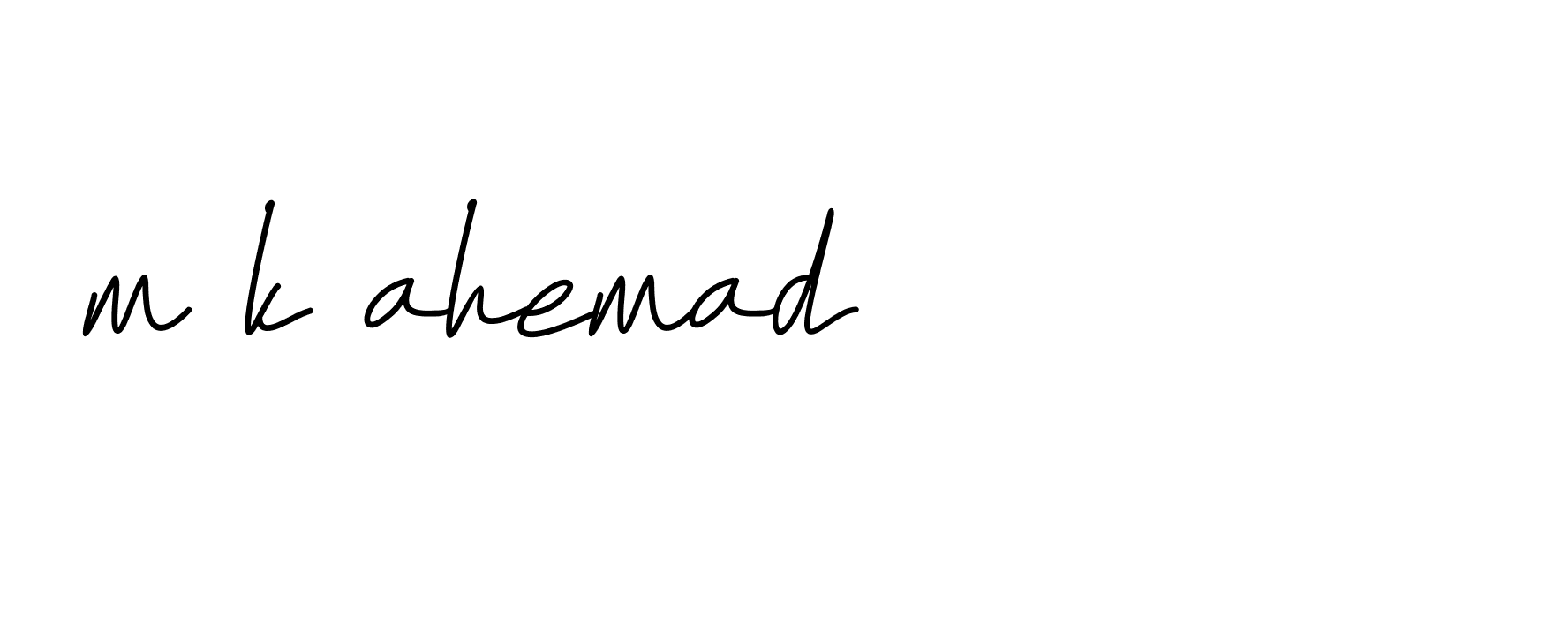 Signature of m-k-ahemad