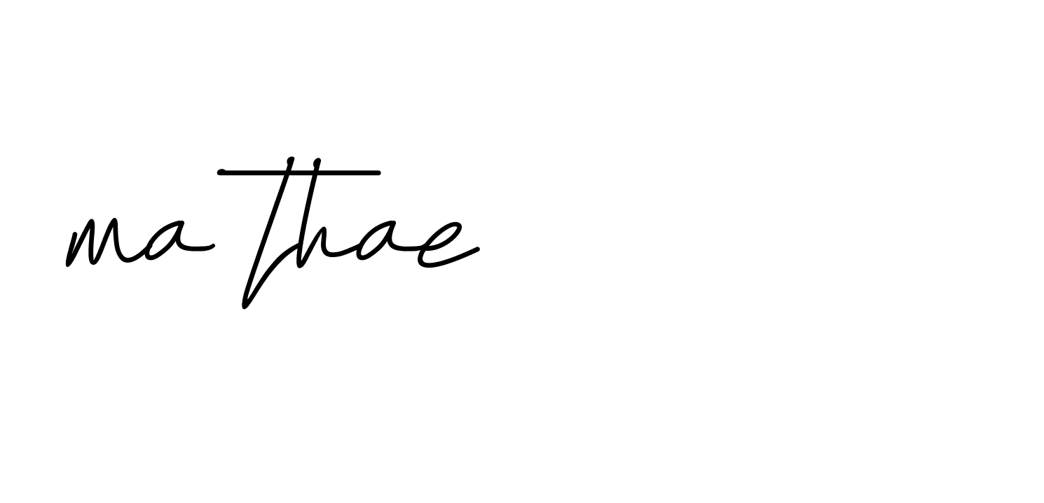 Signature of ma-thae