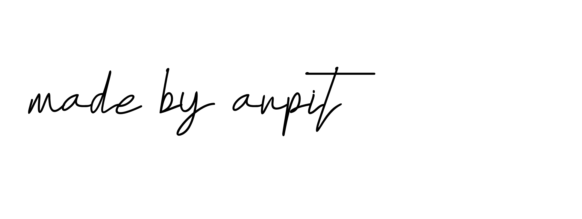 Signature of made-by-arpit