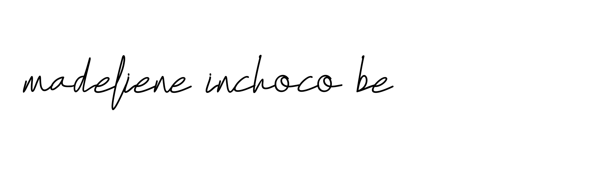 Signature of madeliene-inchoco-be