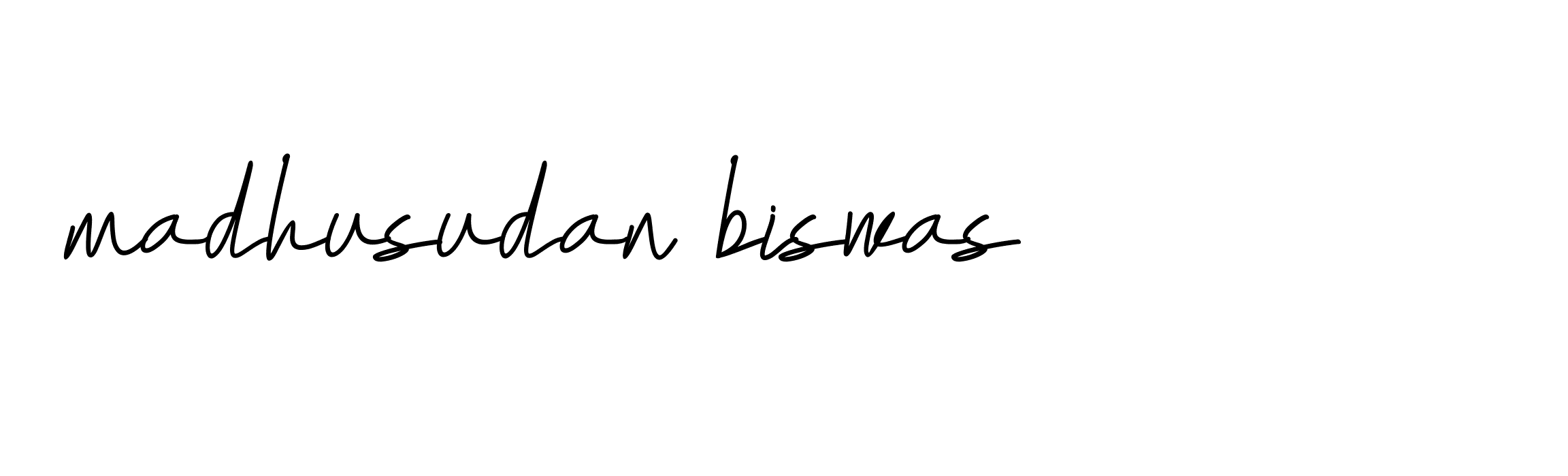 Signature of madhusudan-biswas