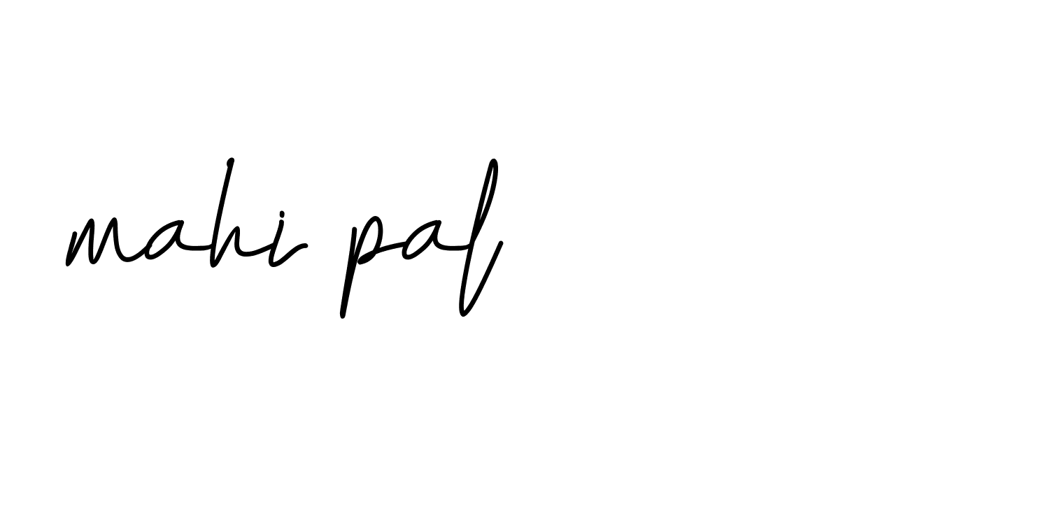 Signature of mahi-pal