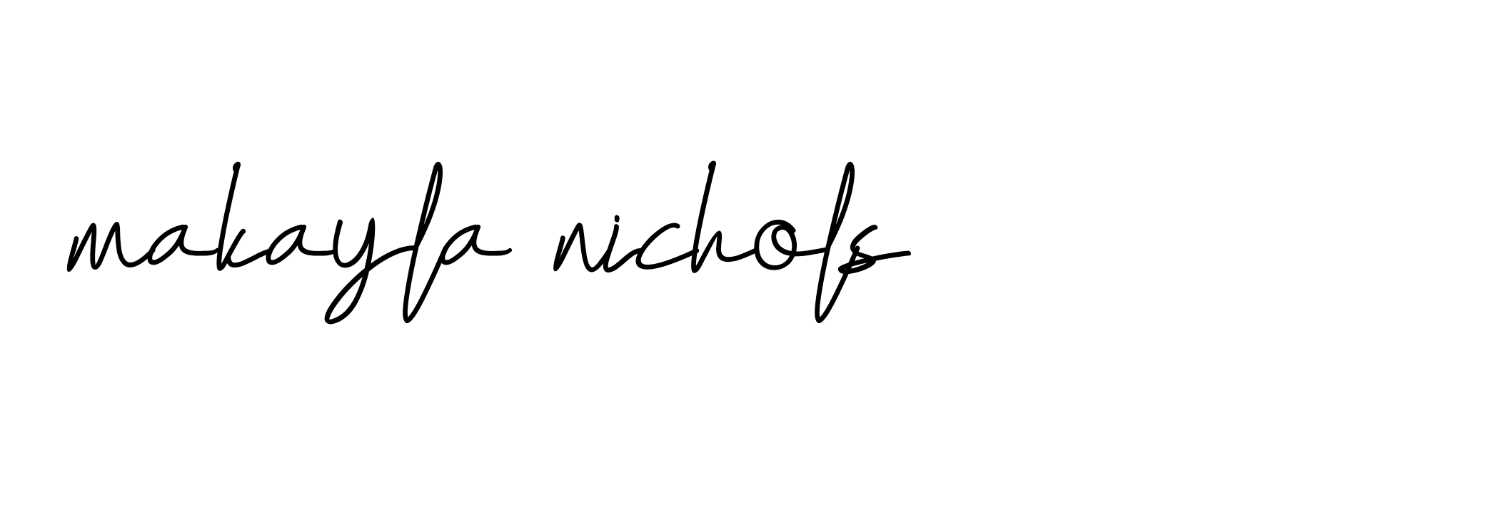 Signature of makayla-nichols