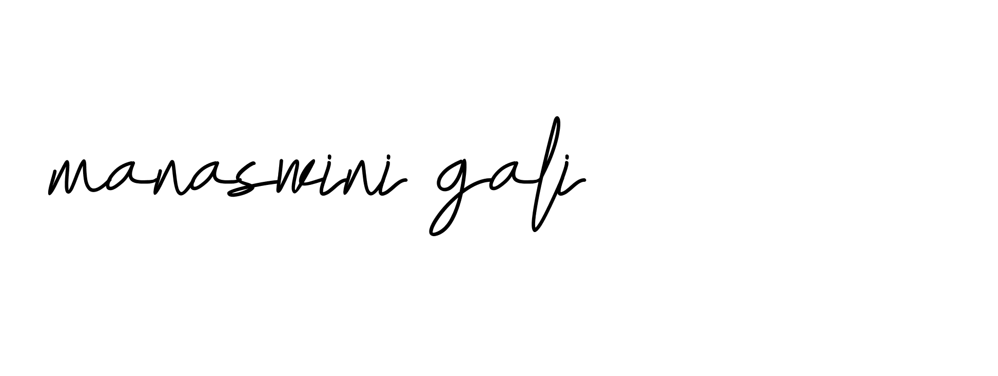 Signature of manaswini-gali