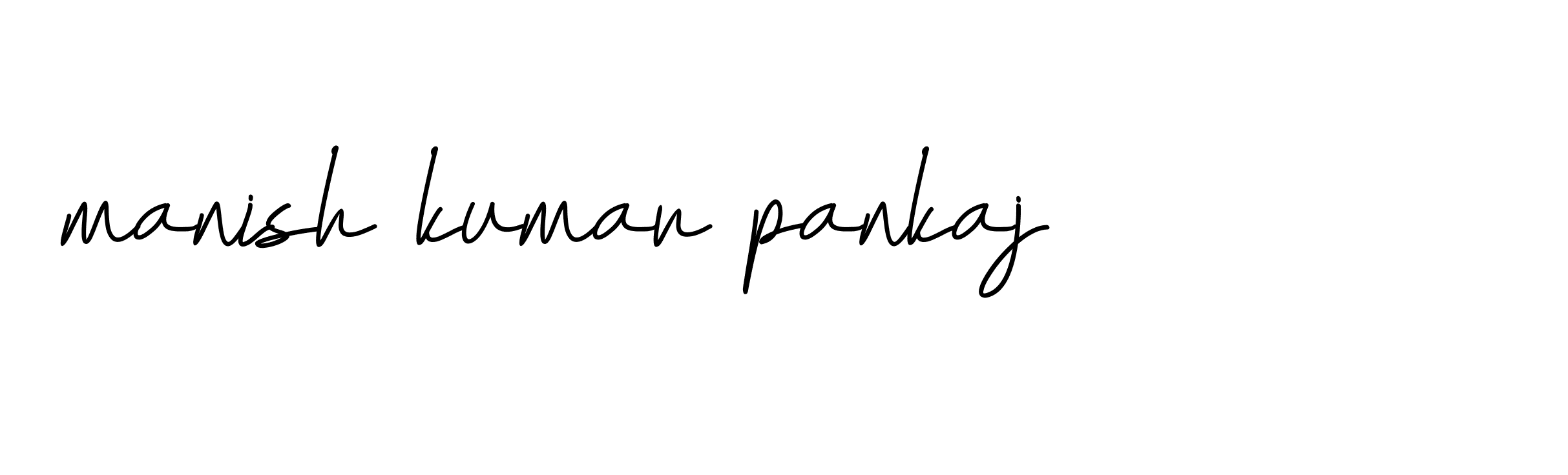 Signature of manish-kumar-pankaj