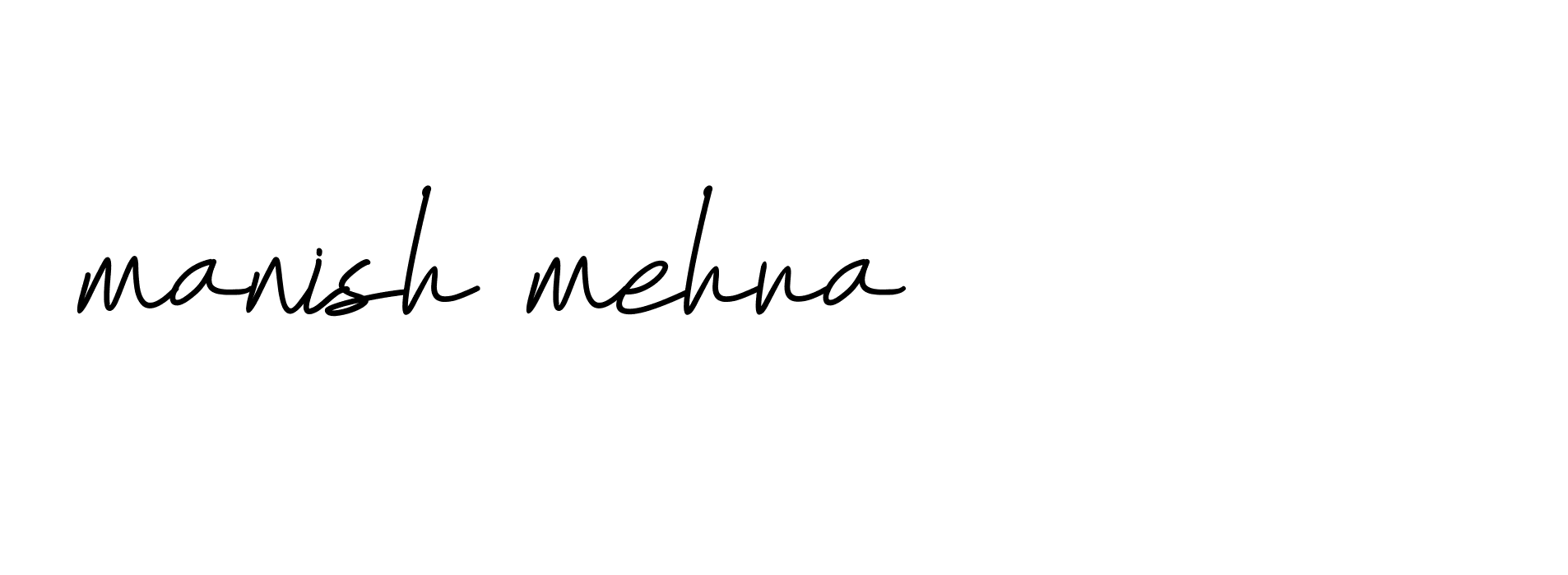 Signature of manish-mehra