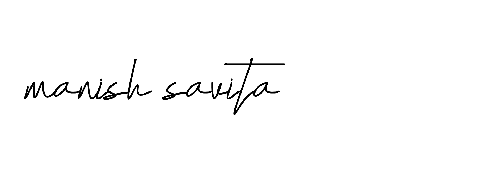 Signature of manish-savita