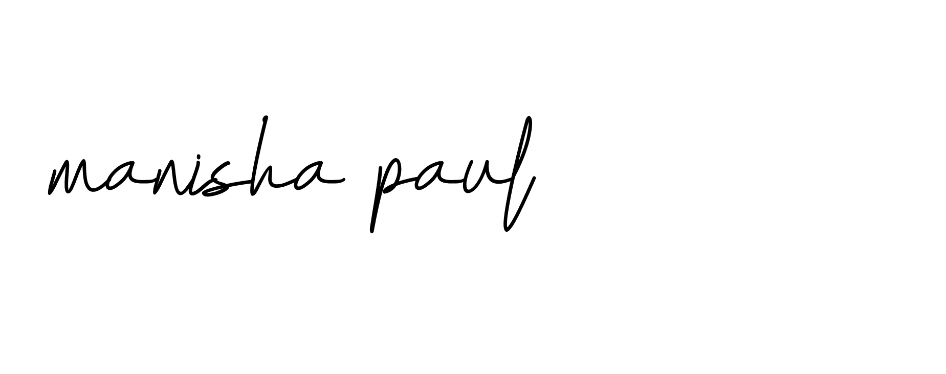 Signature of manisha-paul