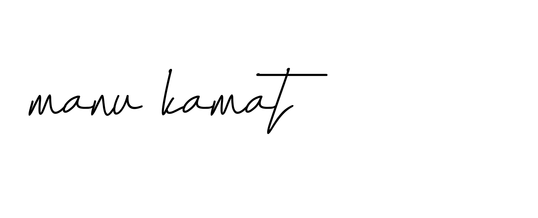 Signature of manu-kamat