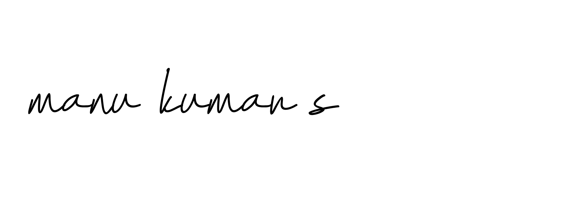 Signature of manu-kumar-s