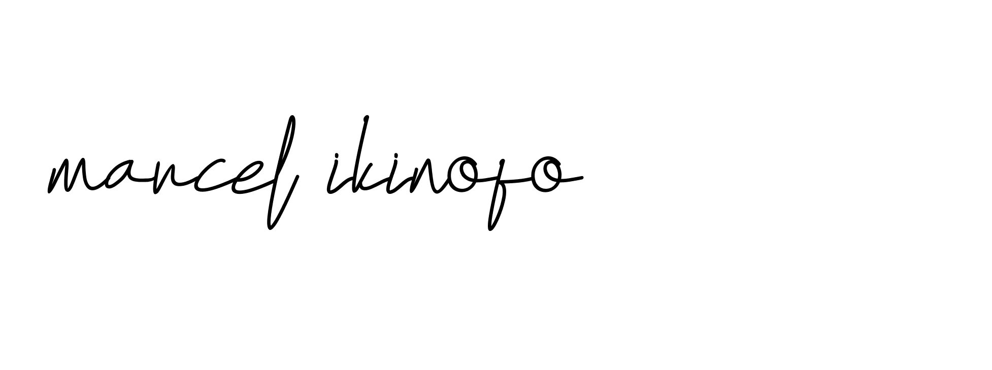 Signature of marcel-ikinofo