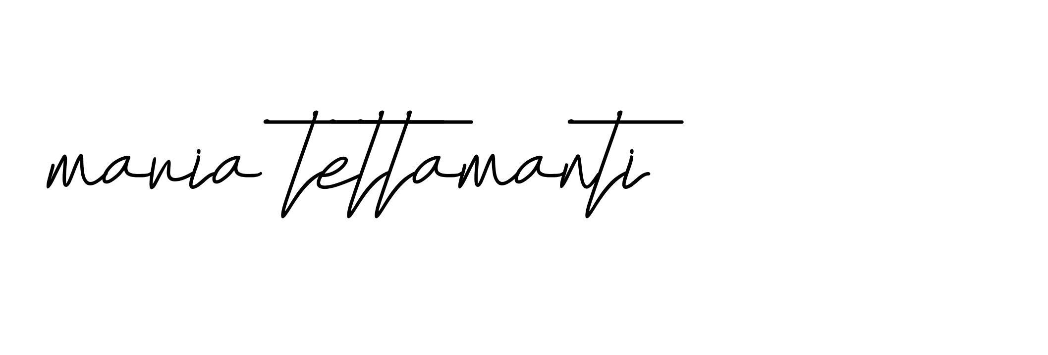 Signature of maria-tettamanti