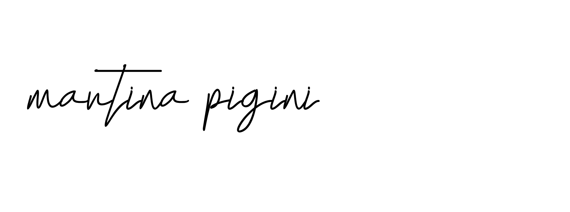 Signature of martina-pigini-