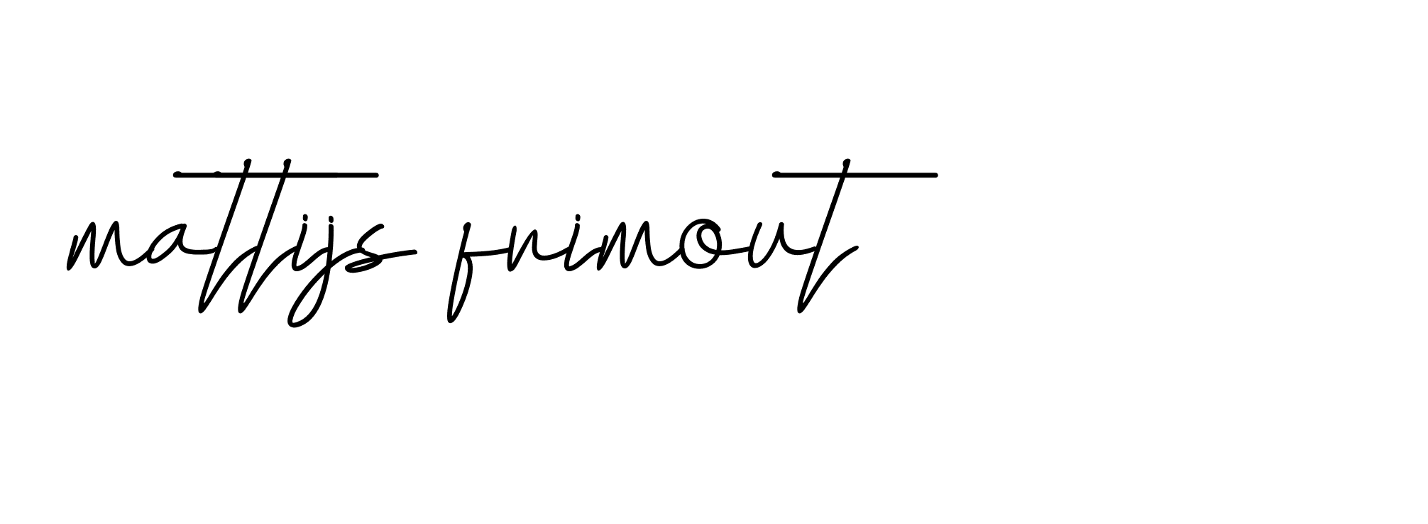 Signature of mattijs-frimout