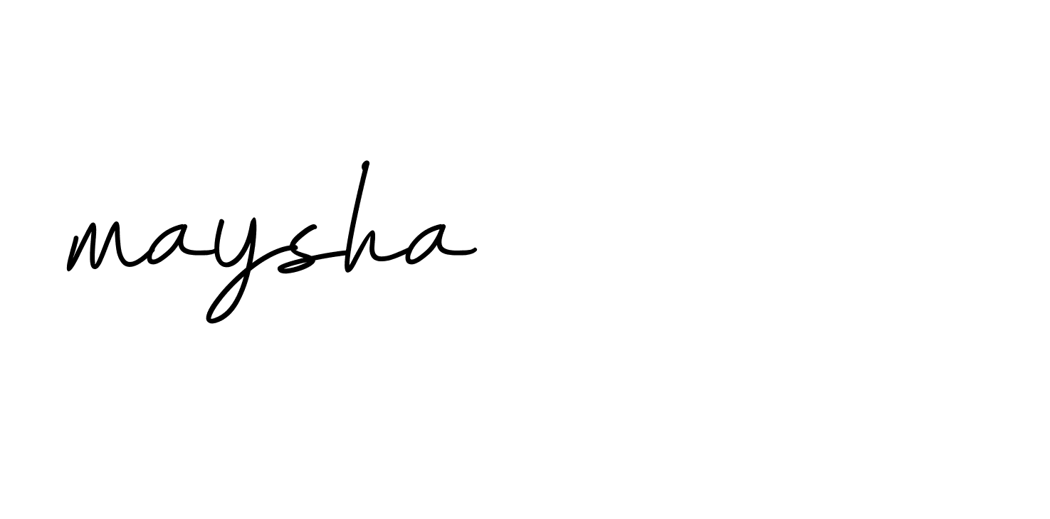 Signature of maysha