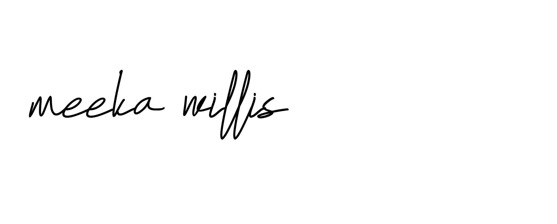 Signature of meeka-willis-