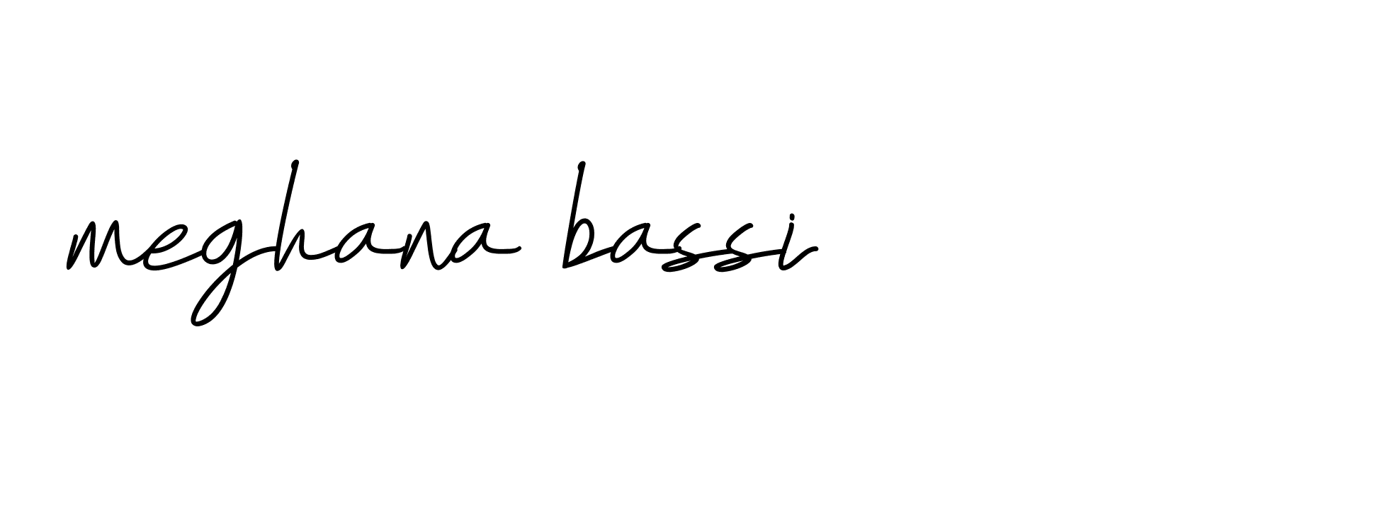 Signature of meghana-bassi