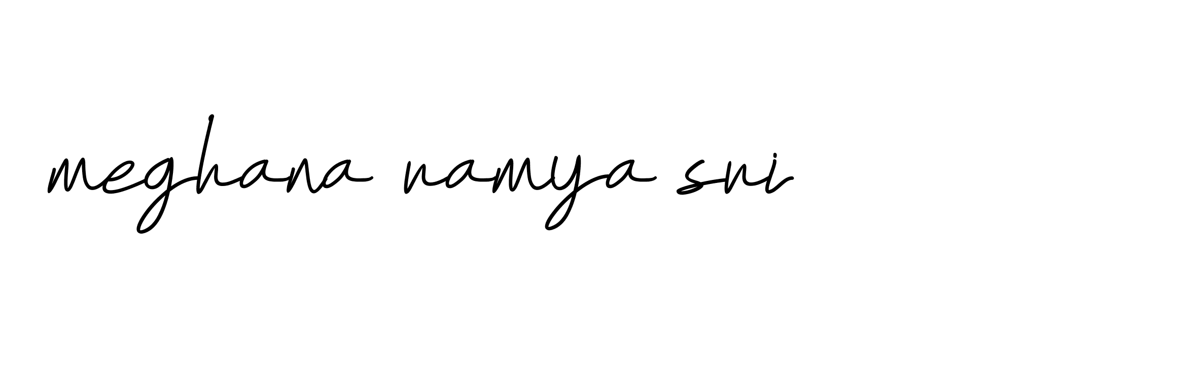 Signature of meghana-ramya-sri