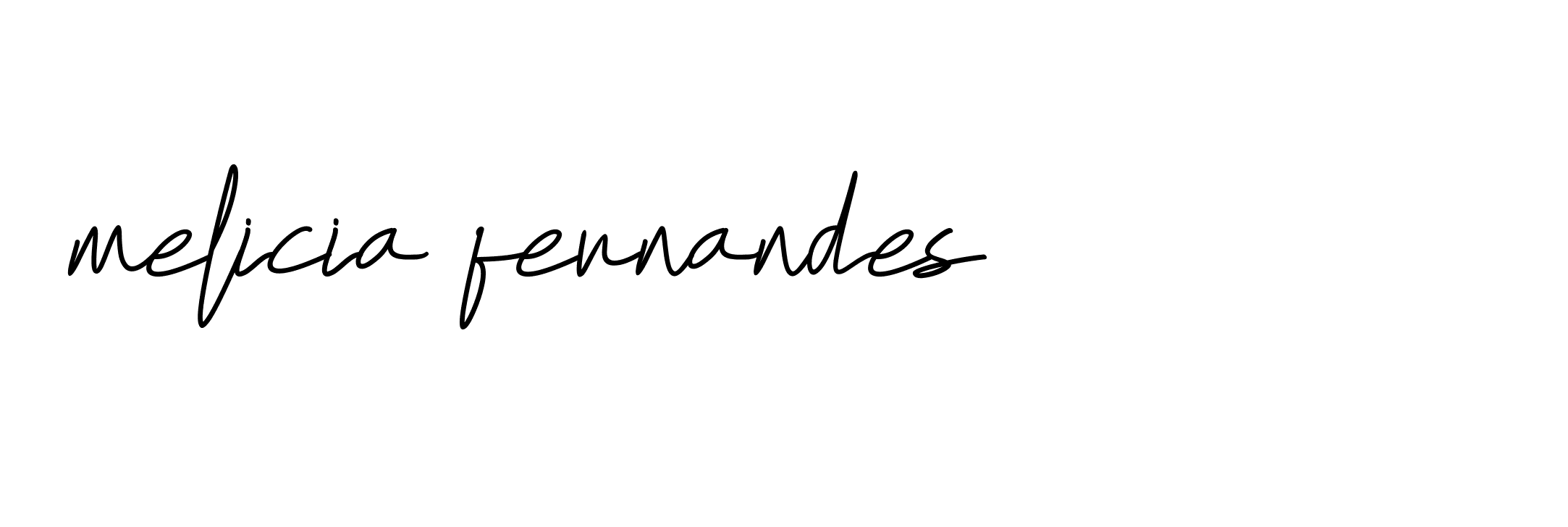 Signature of melicia-fernandes