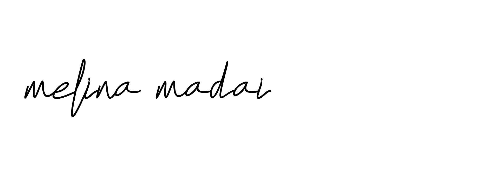 Signature of melina-madai