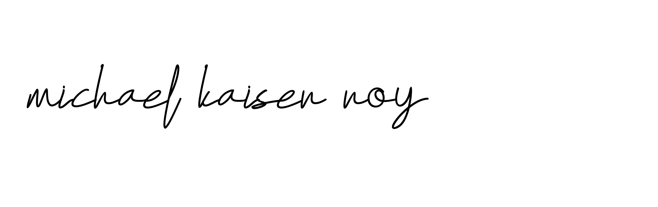 Signature of michael-kaiser-roy